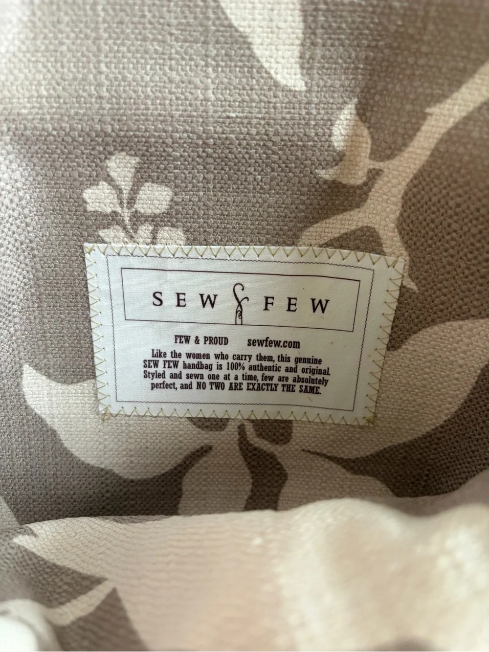 Printed Canvas Clutch
